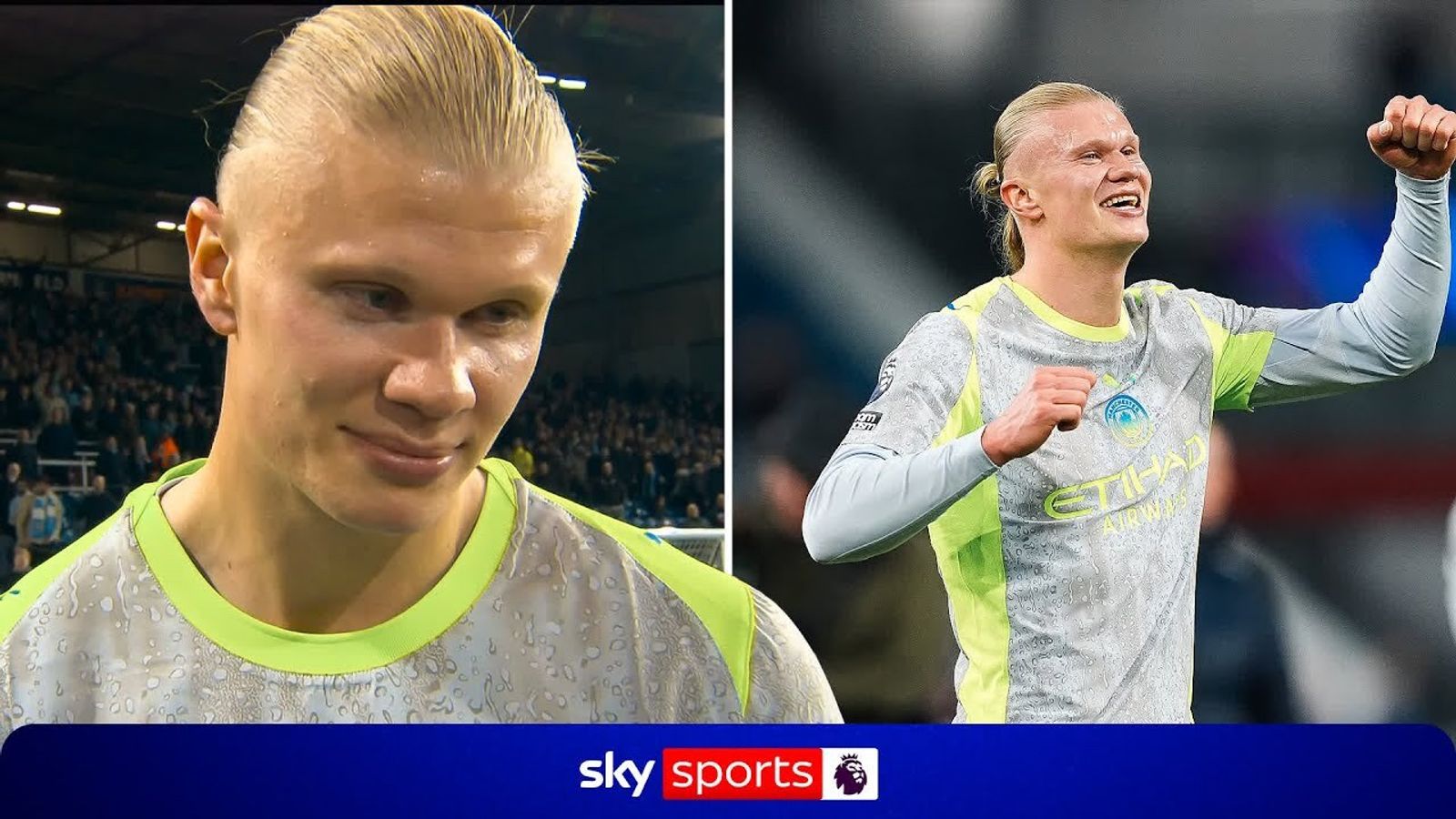 Erling Haaland: Man City striker says ‘be happy’ after narrow win sends City top of Premier League