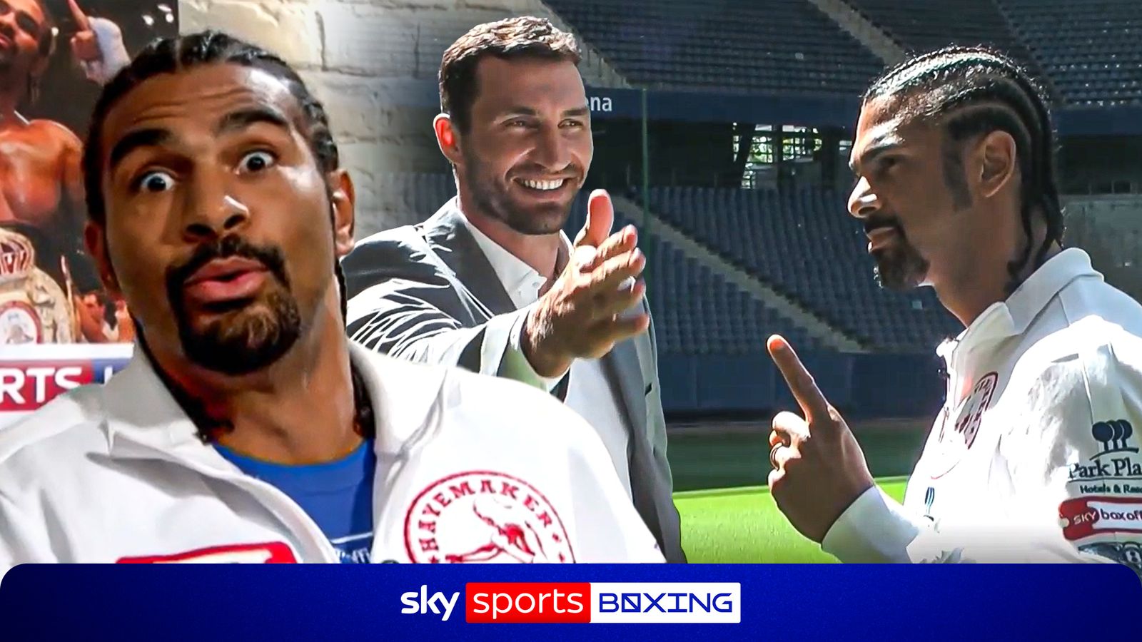 On This Day: Unseen Wladimir Klitschko v David Haye footage | 'Shake my magic hand!'