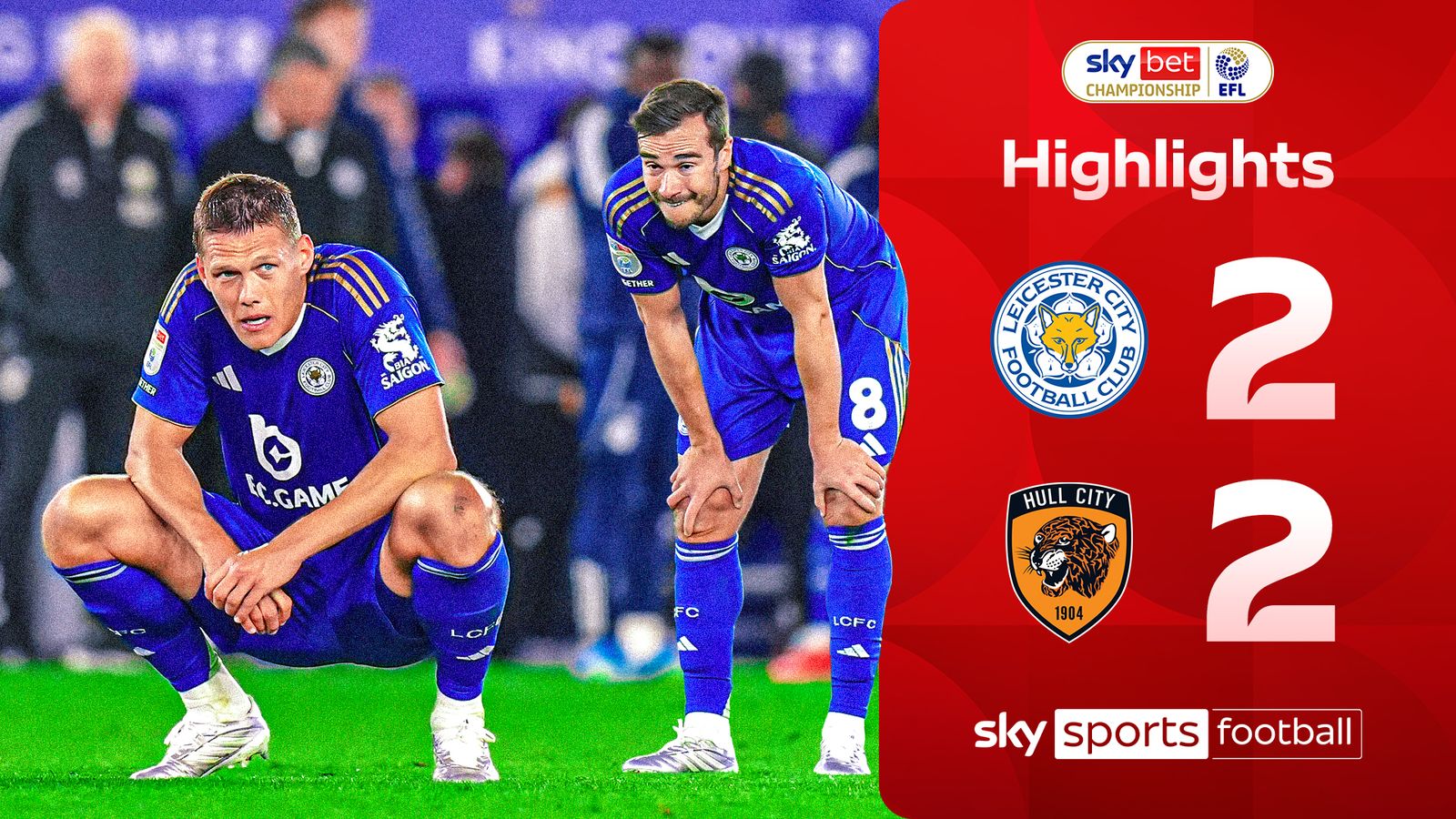 Leicester City 2-2 Hull City | Championship highlights