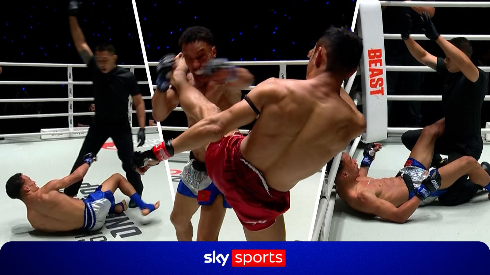 Knockdowns! Knockout! Complete CHAOS in round-of-the-year contender!