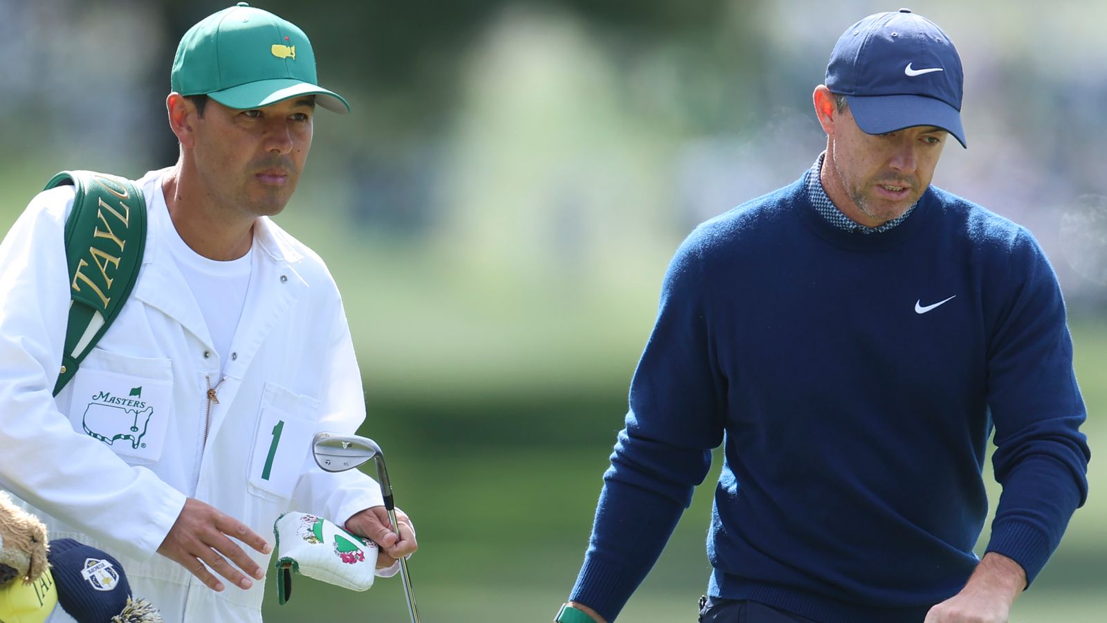The Masters: Rory McIlroy deelt vroege voorsprong in titelverdediging terwijl Bryson DeChambeau een slechte start maakt op Augusta National | Golfnieuws