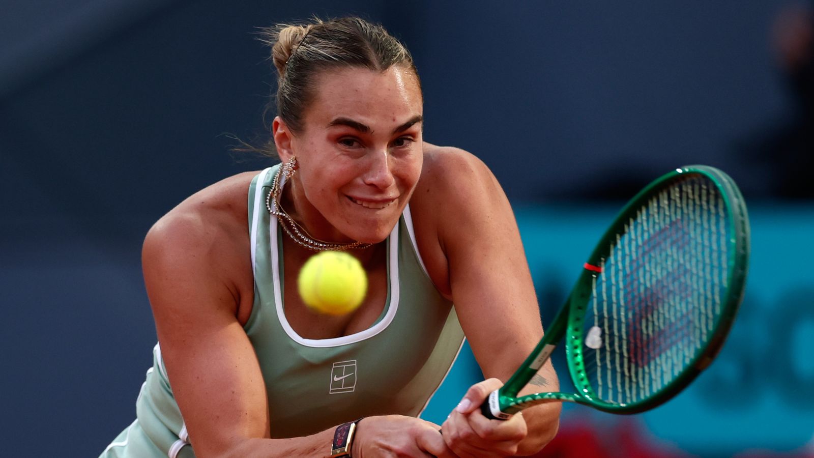 Madrid Open: Aryna Sabalenka cruises into last 16 while Iga Swiatek withdraws from tournament through illness