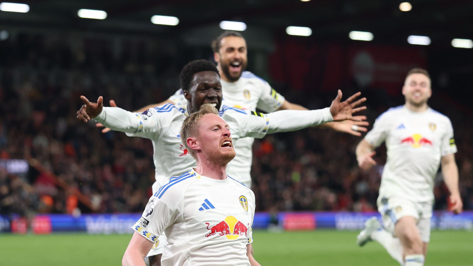 Bournemouth 2-2 Leeds: Sean Longstaff's last-gasp leveller puts visitors on brink of survival and dents Cherries' European hopes