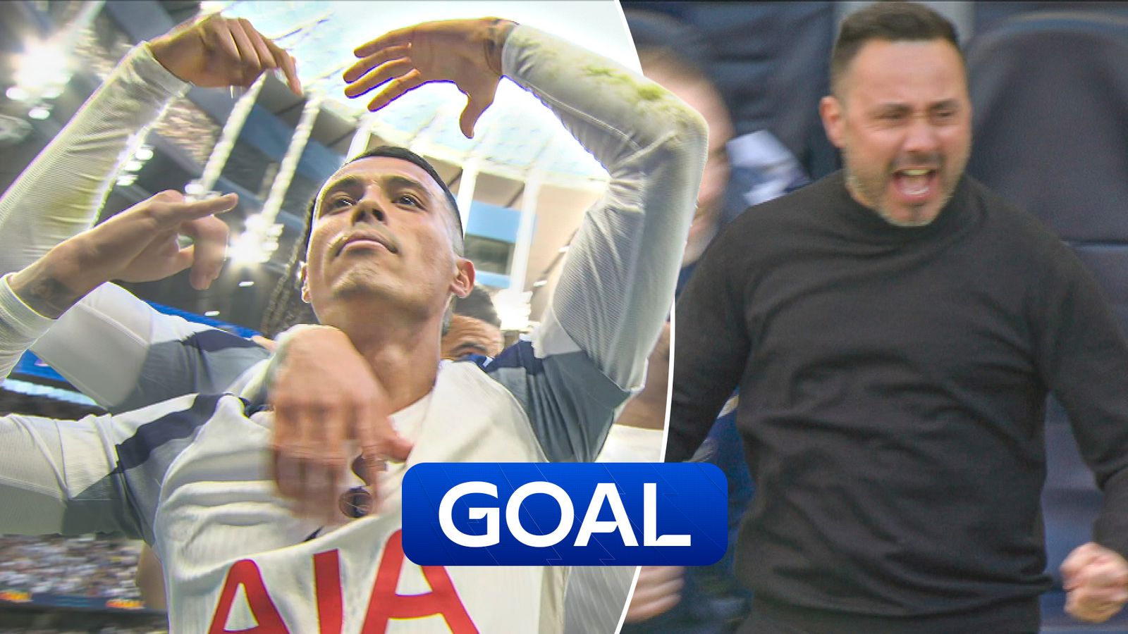 Goal P Porro (39) Tottenham Hotspur 1 - 0 Brighton - Sky Sports