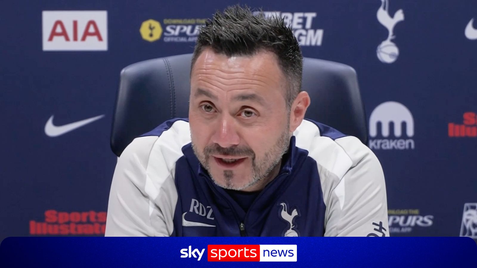 Roberto De Zerbi on creating a good atmosphere at Spurs - 'If we're winning I'll buy dinner every week!' - Sky Sports