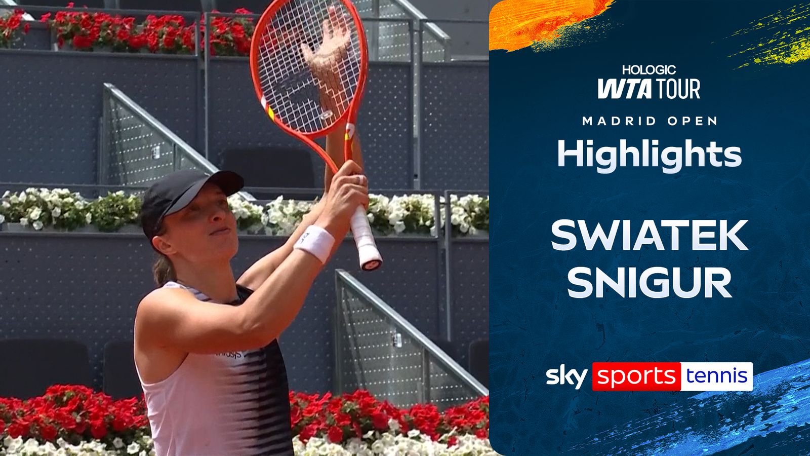 Iga Swiatek vs Daria Snigur | Madrid Open Highlights