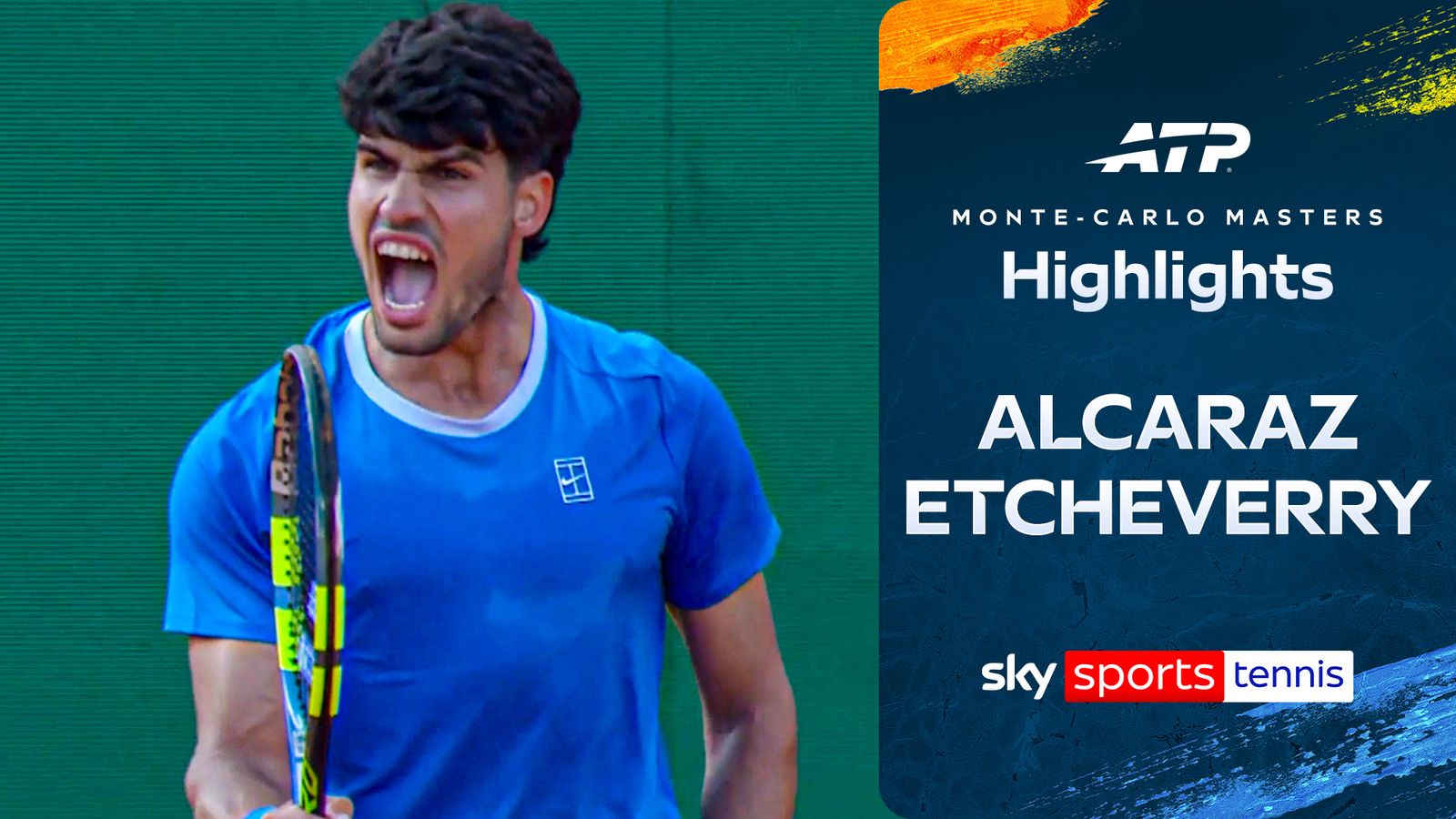 Carlos Alcaraz vs Tomas Martin Etcheverry | Monte Carlo Highlights