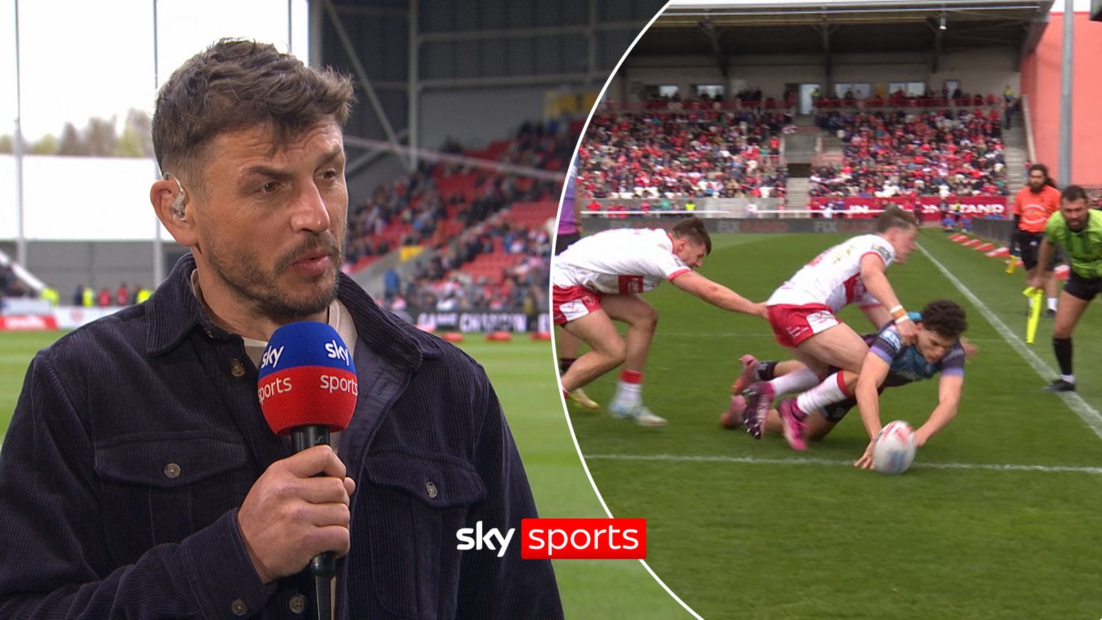 Hull KR vs Hull FC: Jon Wilkin calls Lewis Martin no-try decision 'outrageous' in Hull derby