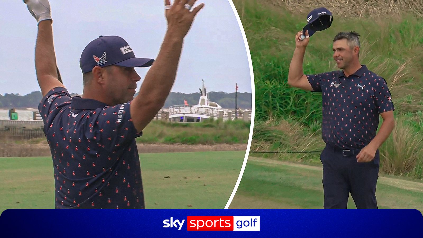 Gary Woodland holes out MONSTER on 18 at RBC Heritage!