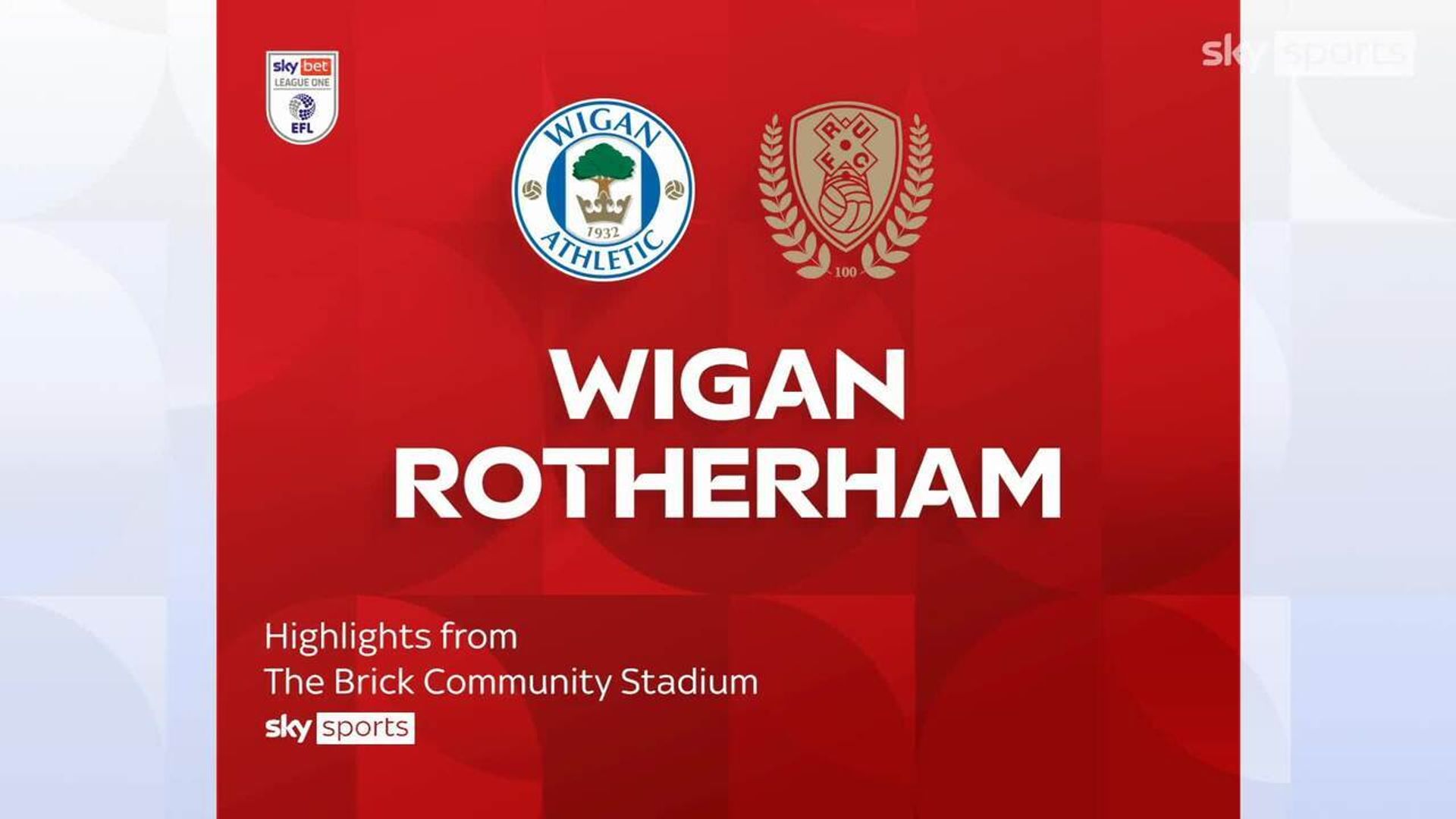 Wigan Athletic 3-0 Rotherham United