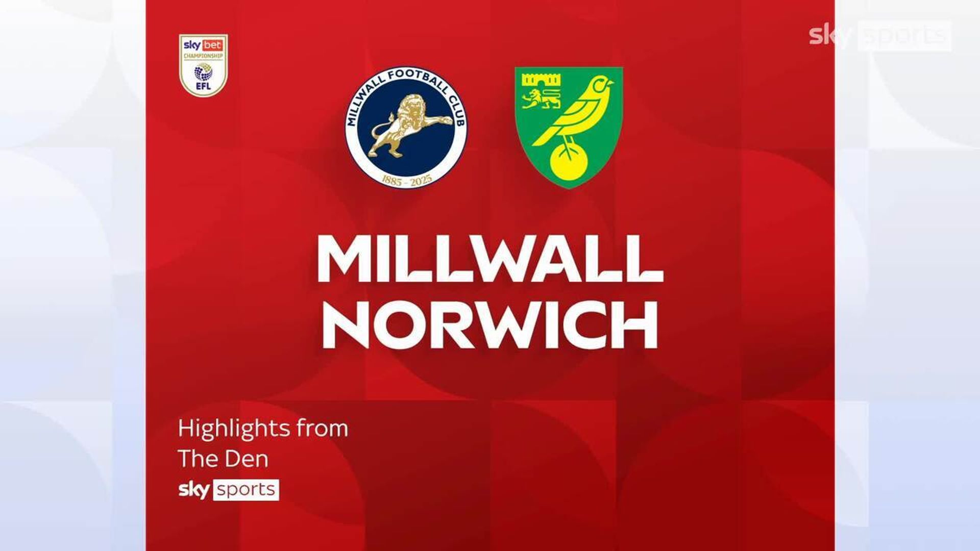 Millwall 1-2 Norwich
