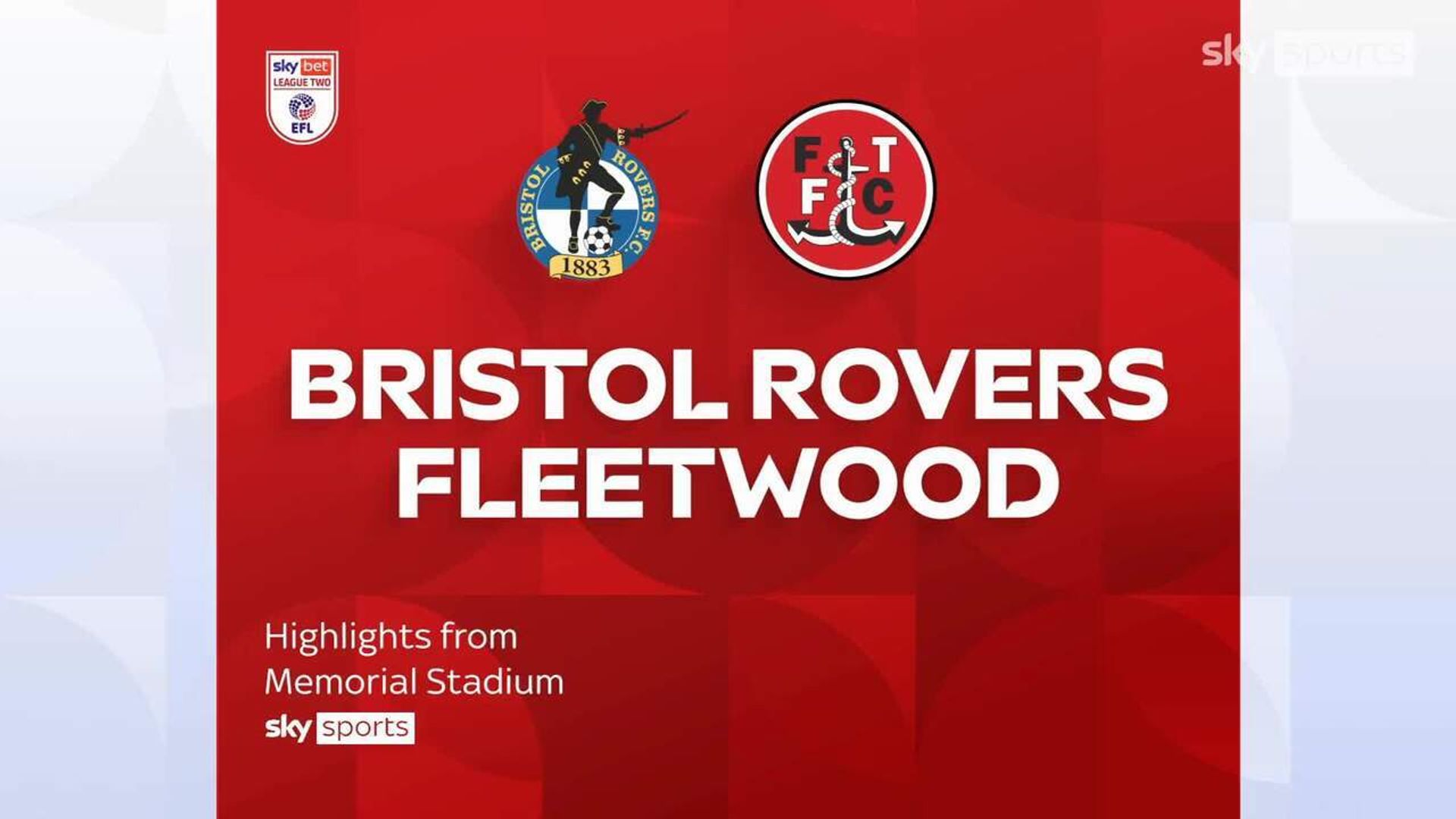 Bristol Rovers 1-0 Fleetwood Town