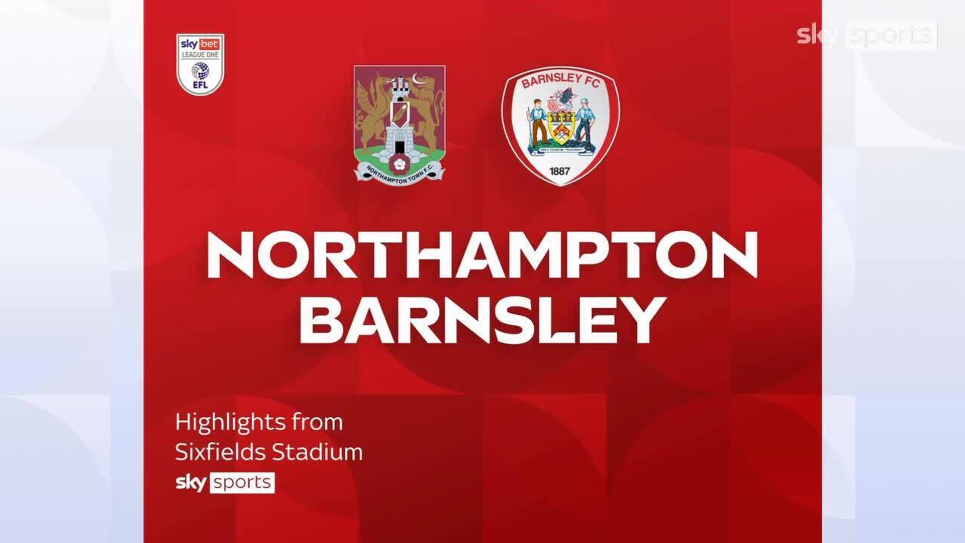 Northampton 0-1 Barnsley