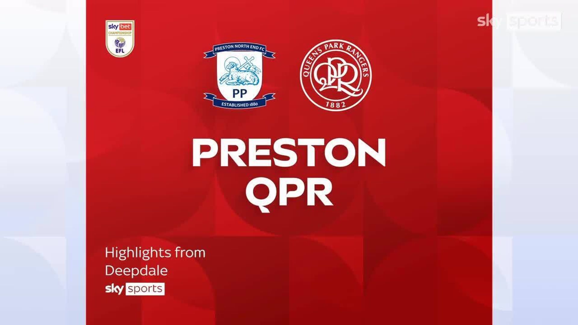 Preston 1-1 QPR | Championship highlights