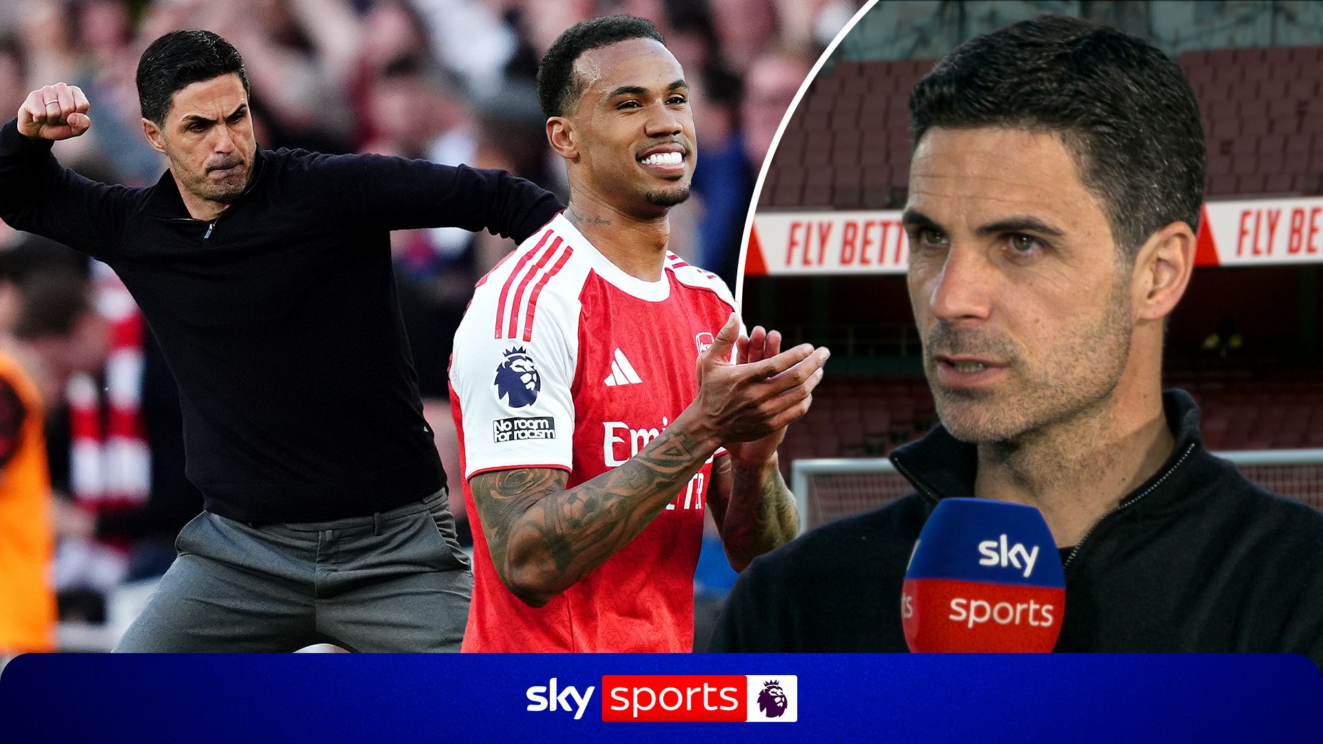 'One down, four to go!' | Arteta reacts to huge Arsenal win in title race