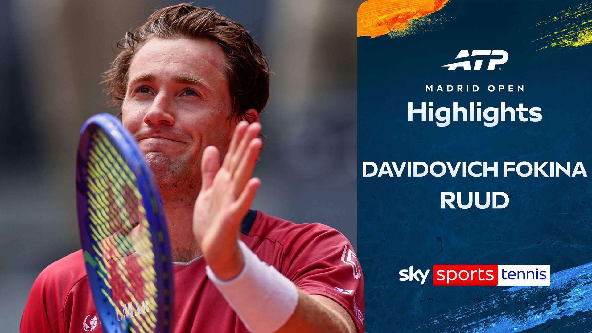 Defending champ Ruud cruises past Davidovich Fokina at Madrid Open