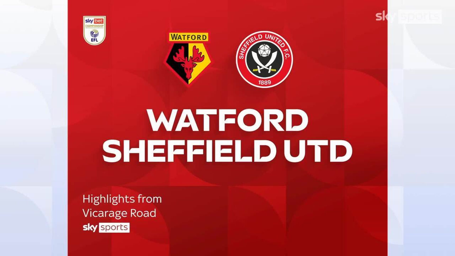 Watford 0-2 Sheffield Utd