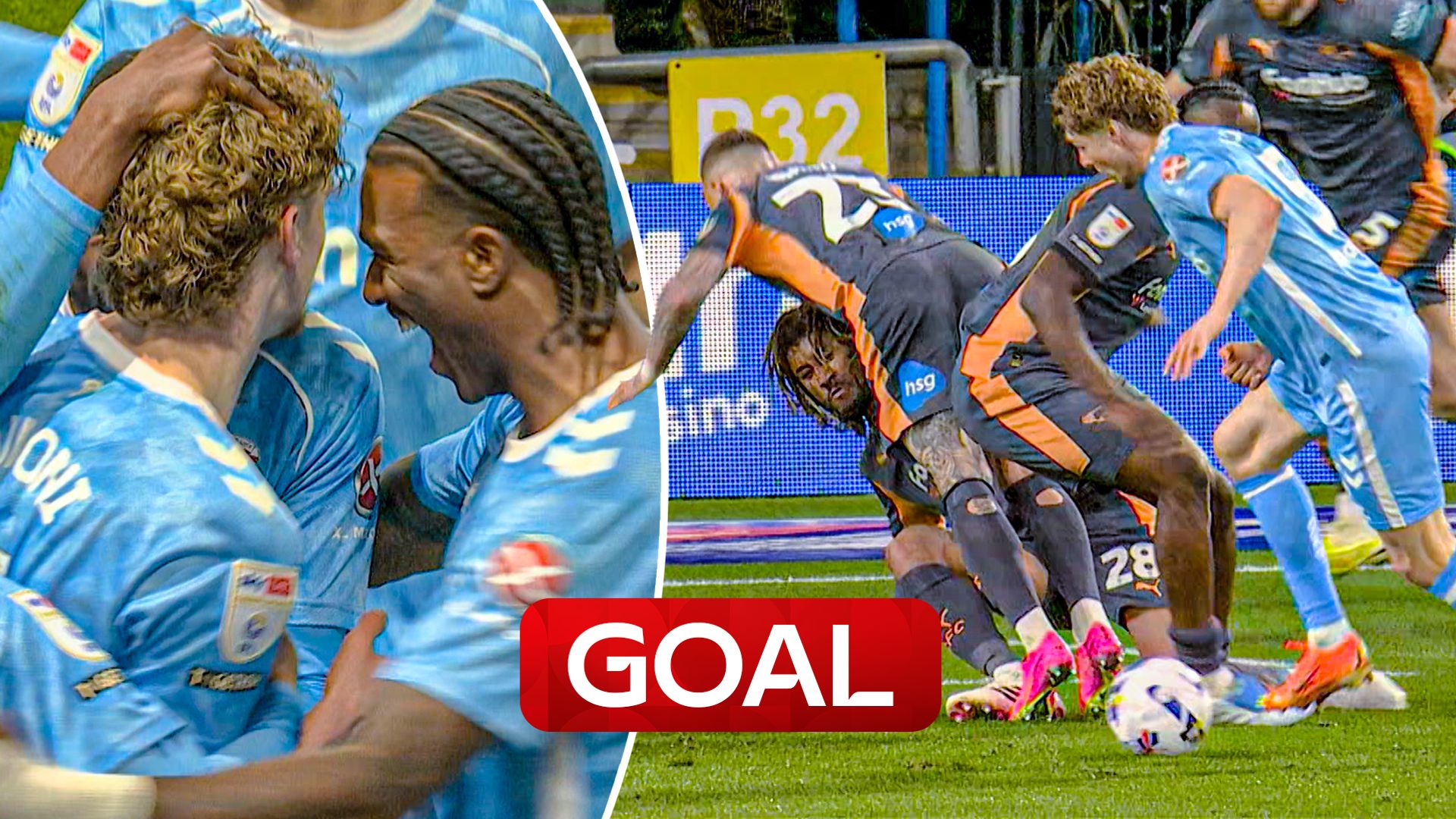 Rudoni fake shot sends three Derby players before cool finish! 