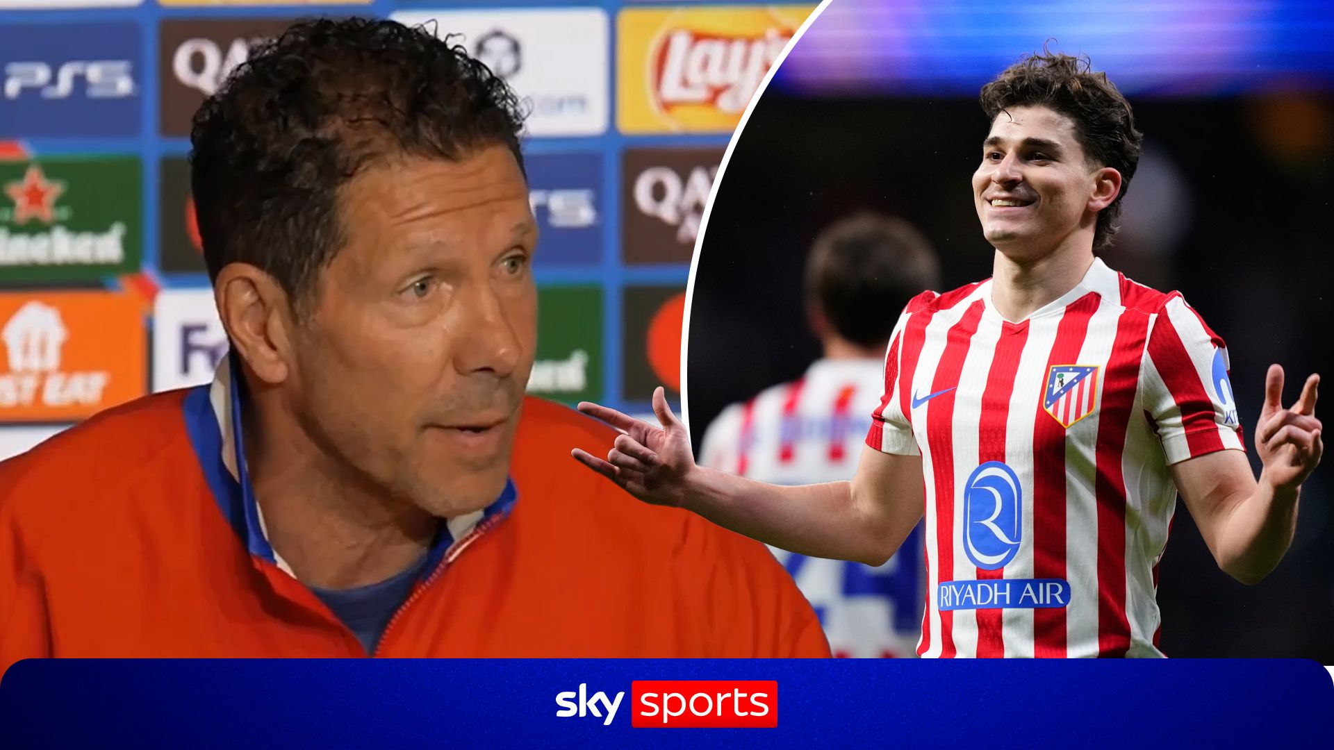 Simeone stance clear on Alvarez's Atletico future amid Arsenal interest