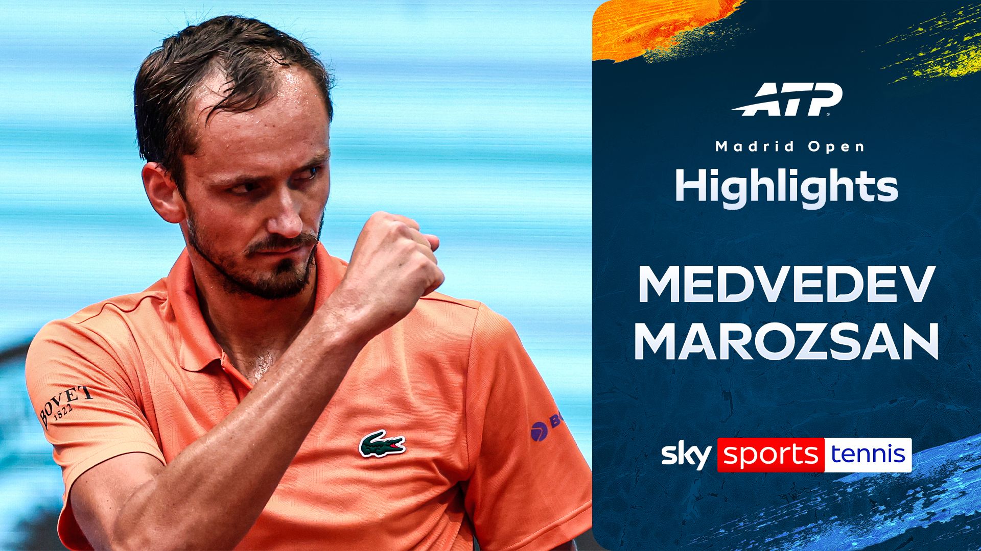 Medvedev defeats Marozsan to get first clay-court win of season