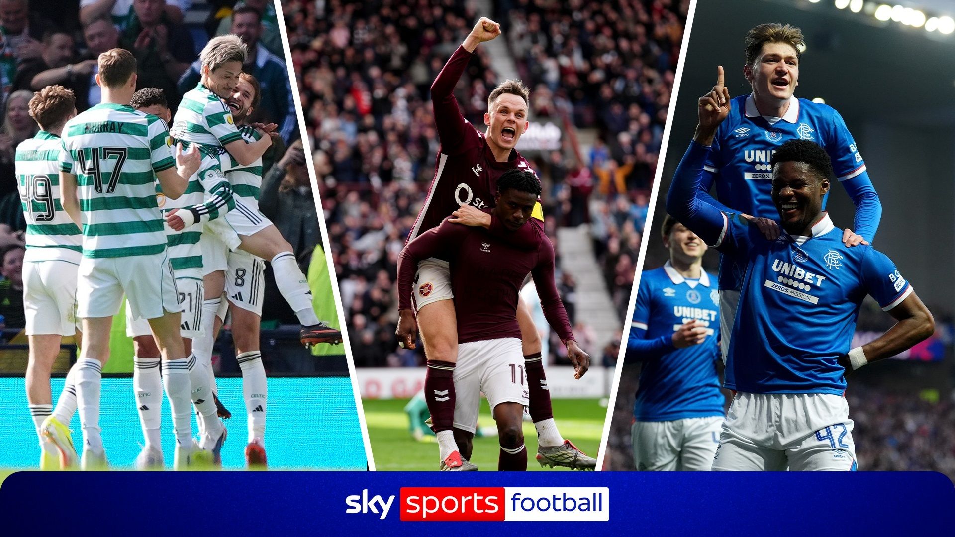 Hearts, Rangers or Celtic - who will win the Scottish Premiership title?