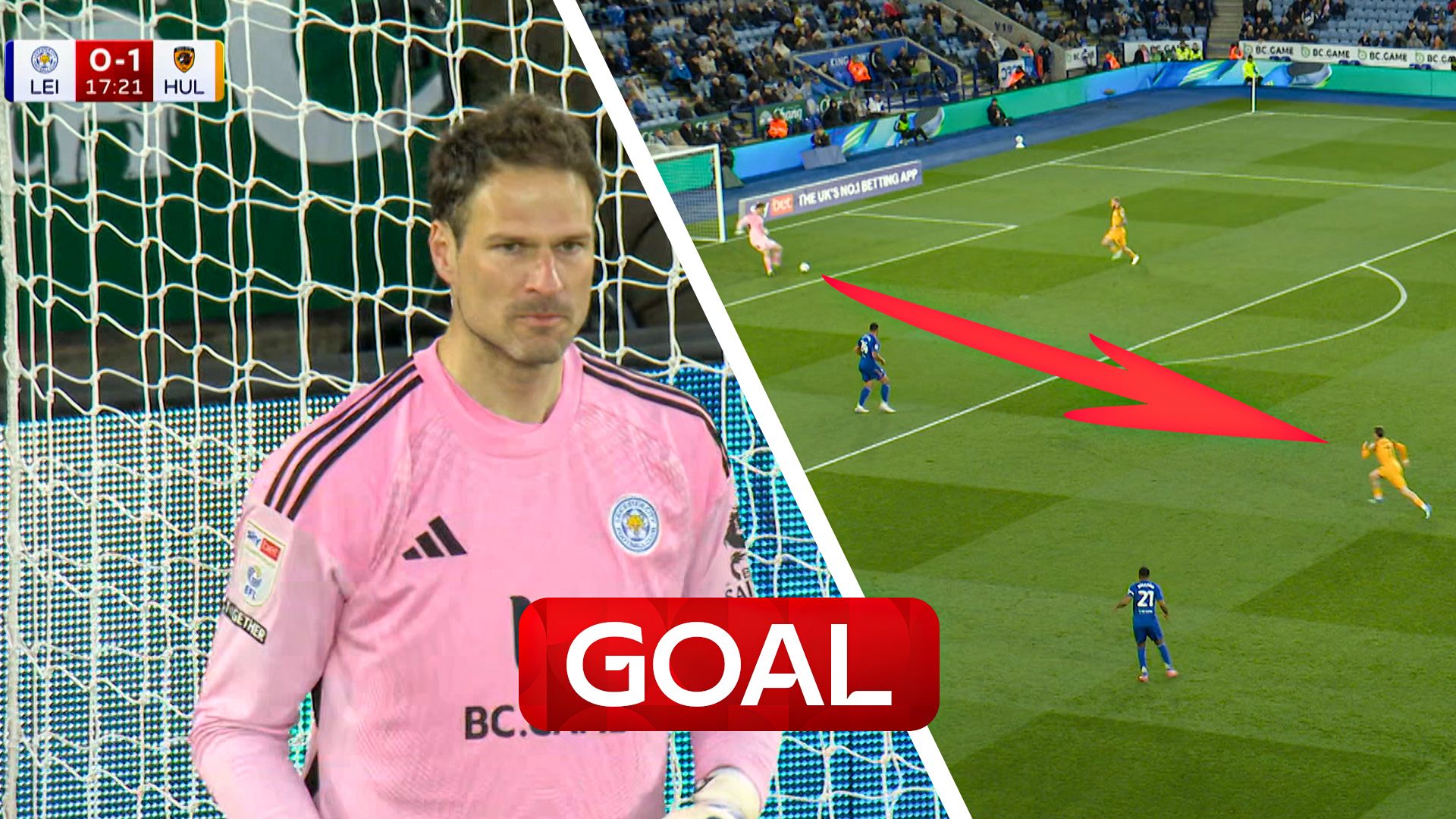 'Dreadful dreadful error!' | Misplaced Begovic pass costs Leicester in opening goal