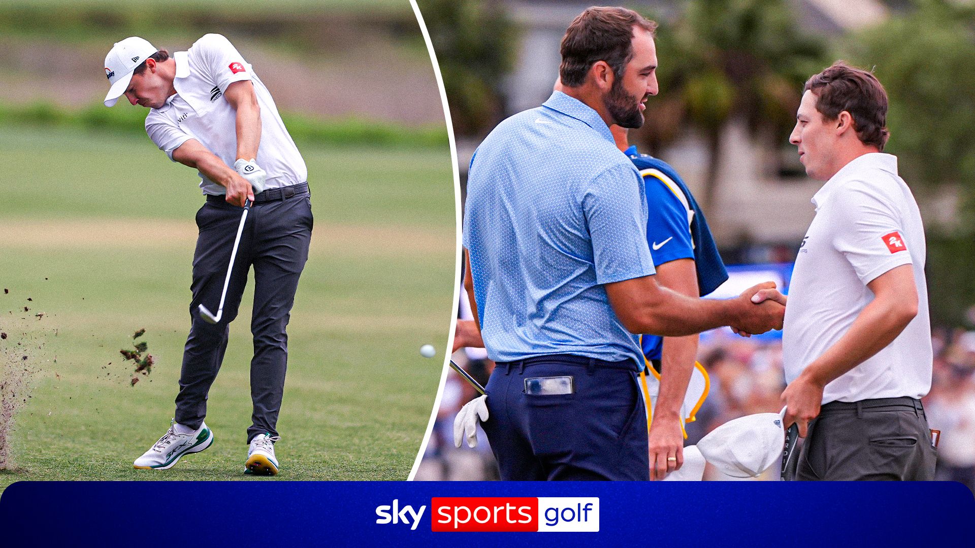 'OH my word!' | Fitzpatrick NAILS second shot while Scheffler struggles on play-off hole