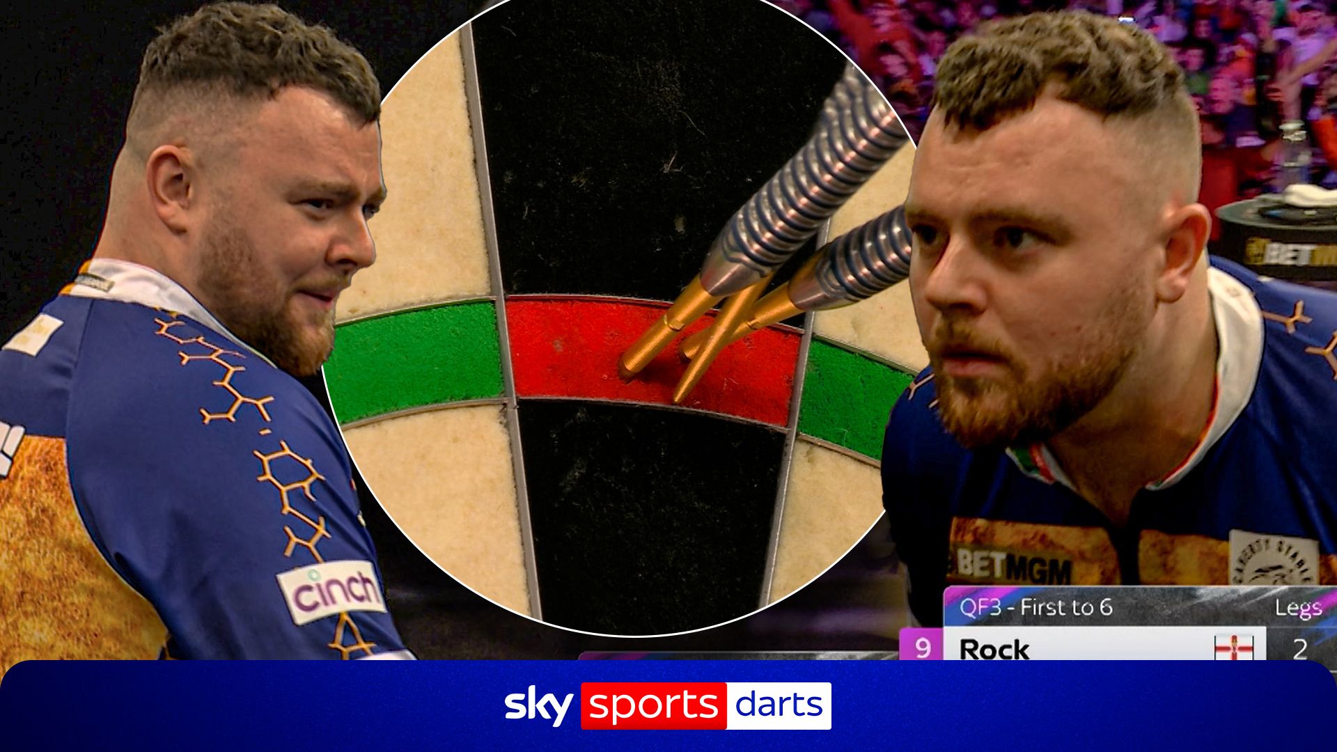 'Never seen the like!' | Rock almost hits STRANGEST nine-darter ever!