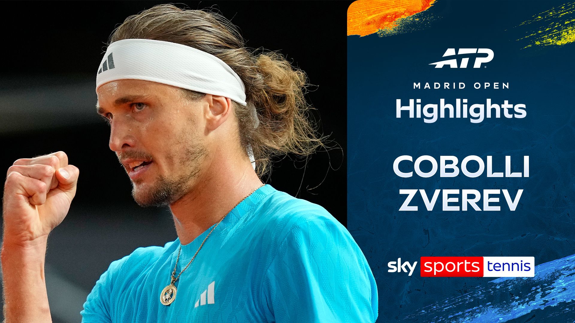 Zverev advances to semi-finals after a dominant win over Cobolli in Madrid!