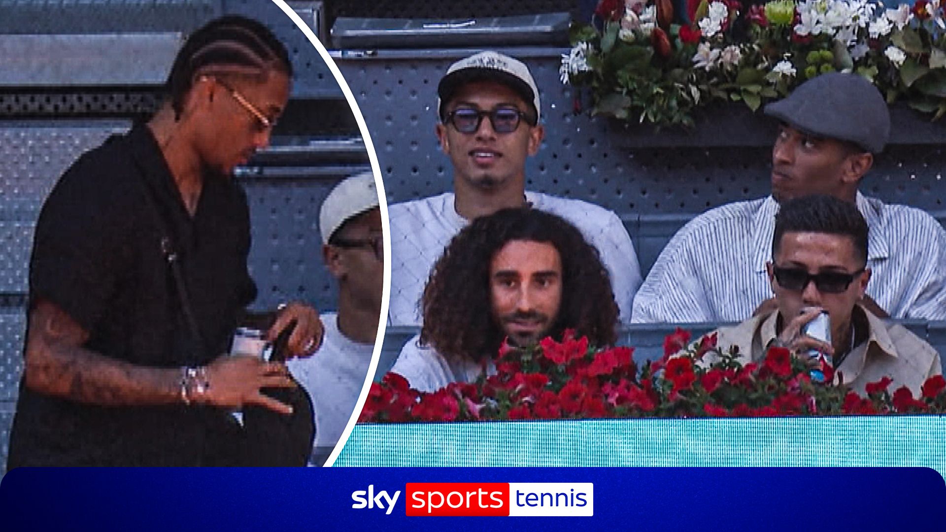 Bellingham, Fernandez and others enjoy some courtside action at Madrid Open!