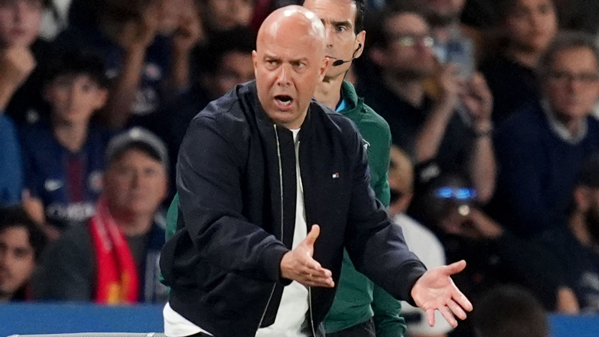 Arne Slot says Liverpool will take risks in order to achieve 'special things' in Champions League quarter-final second leg against PSG