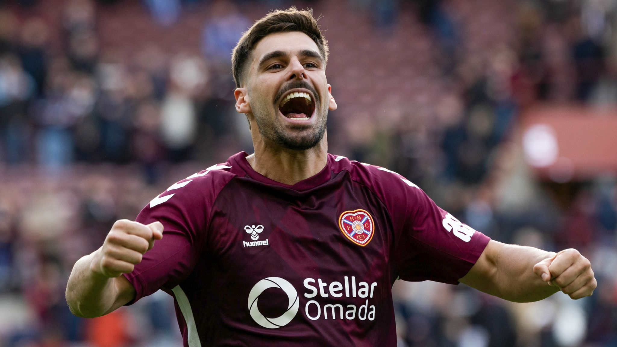 Claudio Braga: Hearts forward confident of Scottish Premiership title chances: 'We started to believe a long time ago!'