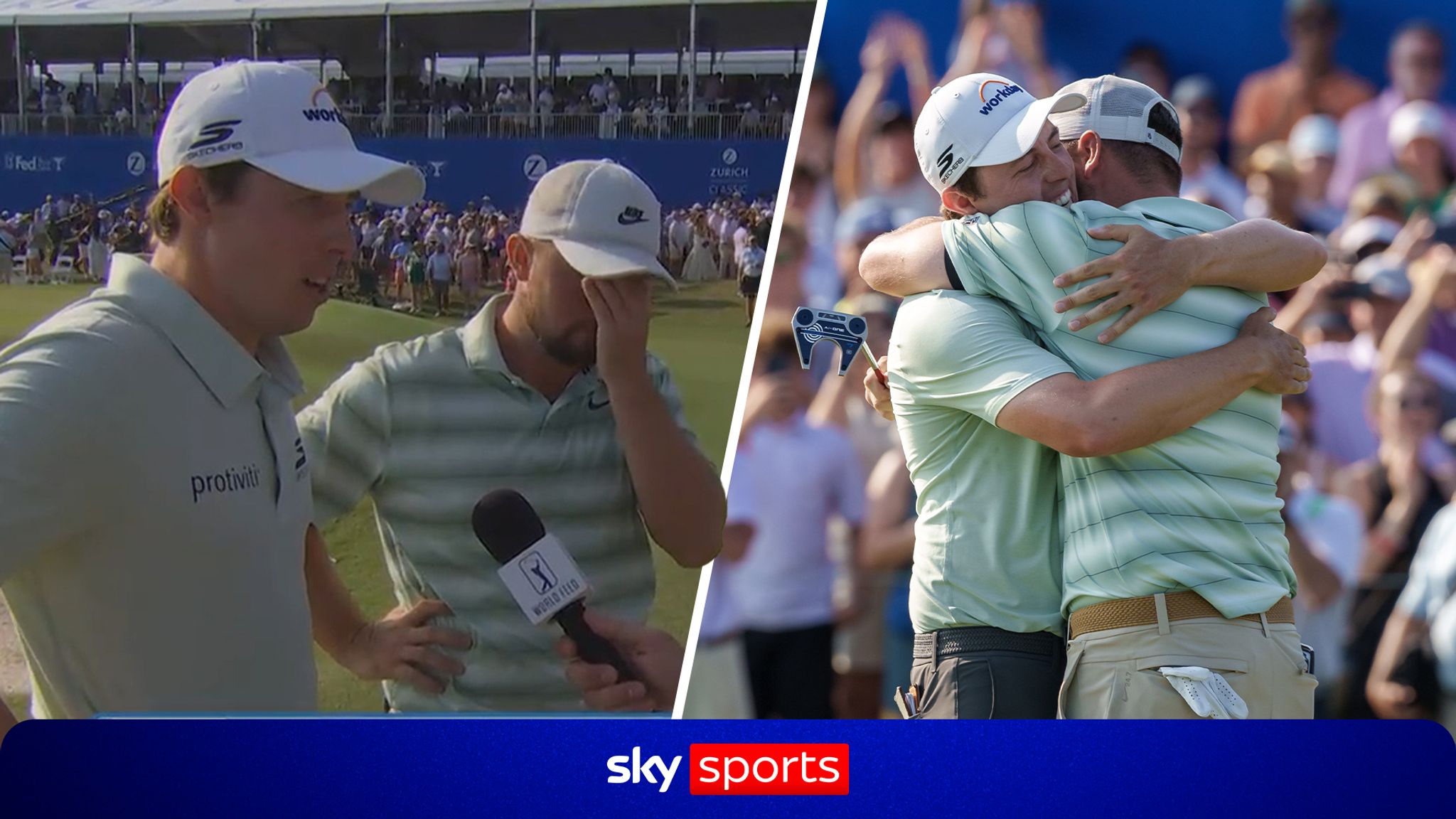Golf: Matt and Alex Fitzpatrick react to huge Zurich Classic of