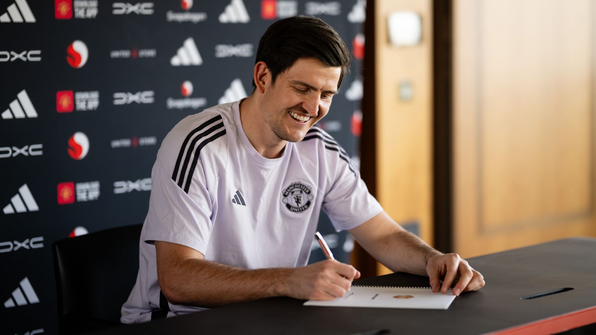 Harry Maguire: Manchester United defender signs new one-year contract at Old Trafford