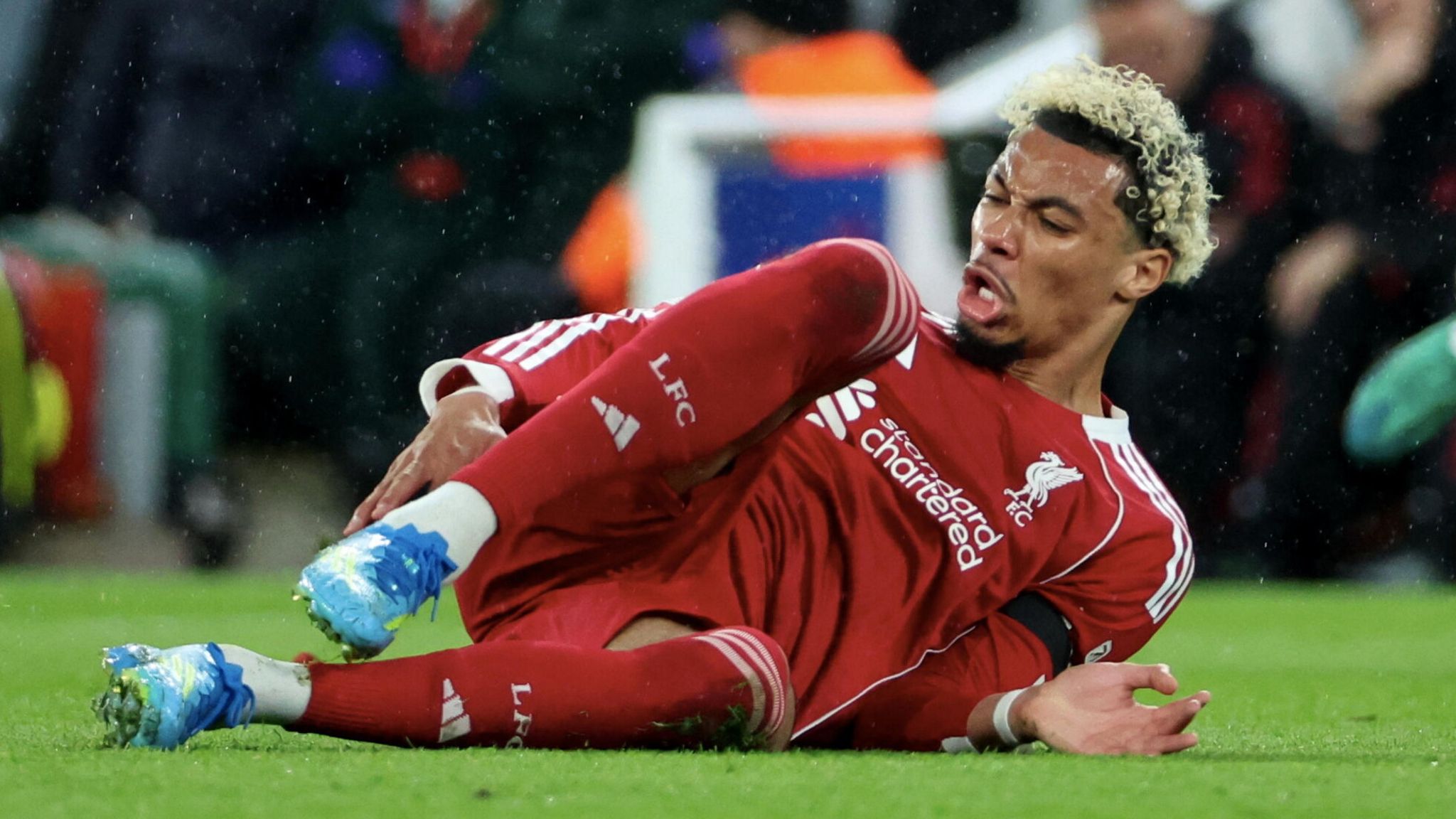 Hugo Ekitike injury: Liverpool striker suffers 'serious' ruptured Achilles and will miss rest of season and World Cup