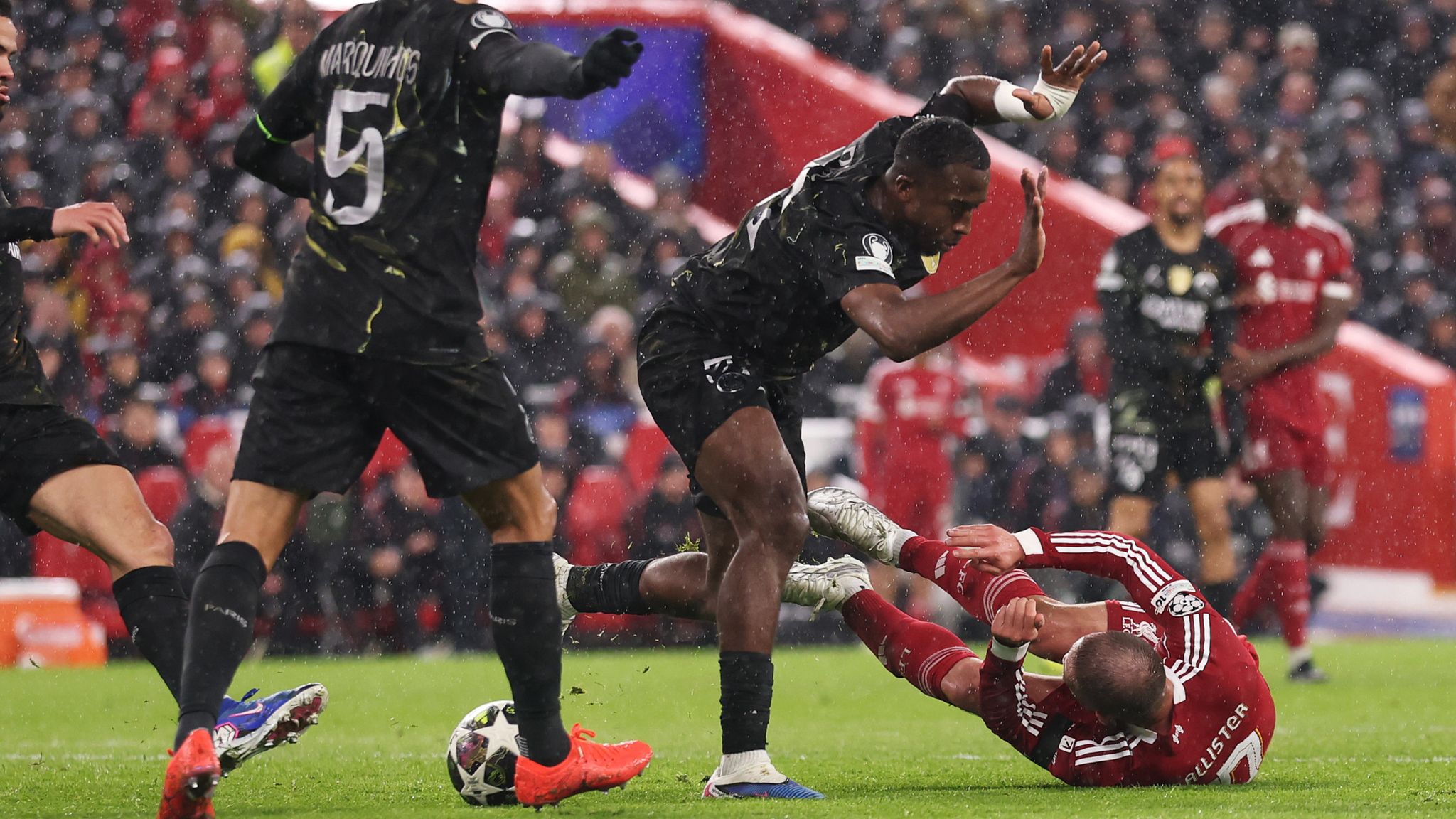 Arne Slot: Liverpool boss bemoans VAR decision to overturn penalty in Champions League exit to PSG