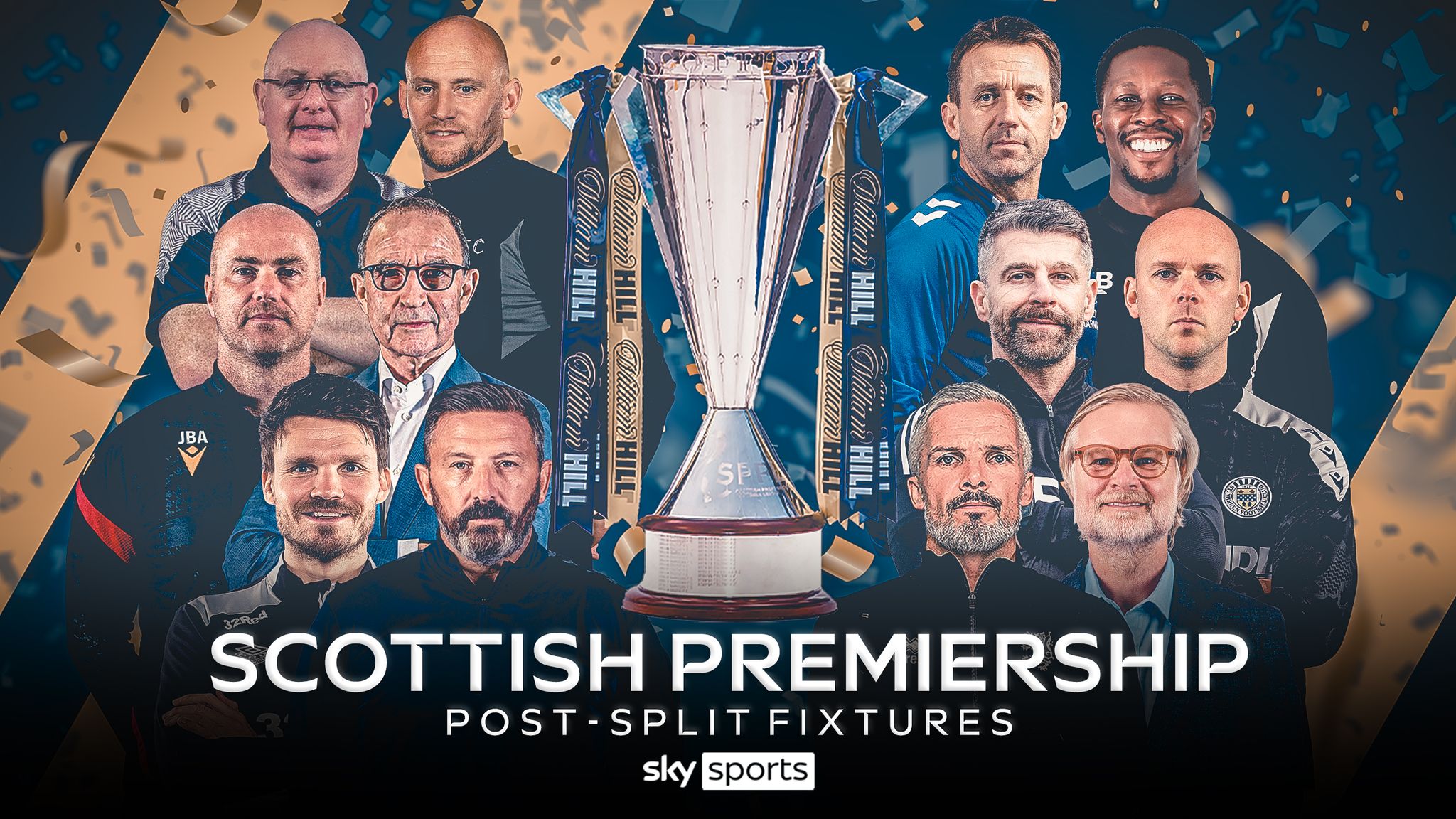 Scottish Premiership: Hearts, Rangers, Celtic discover post-split title-race fixtures as run-in for European and relegation battles revealed