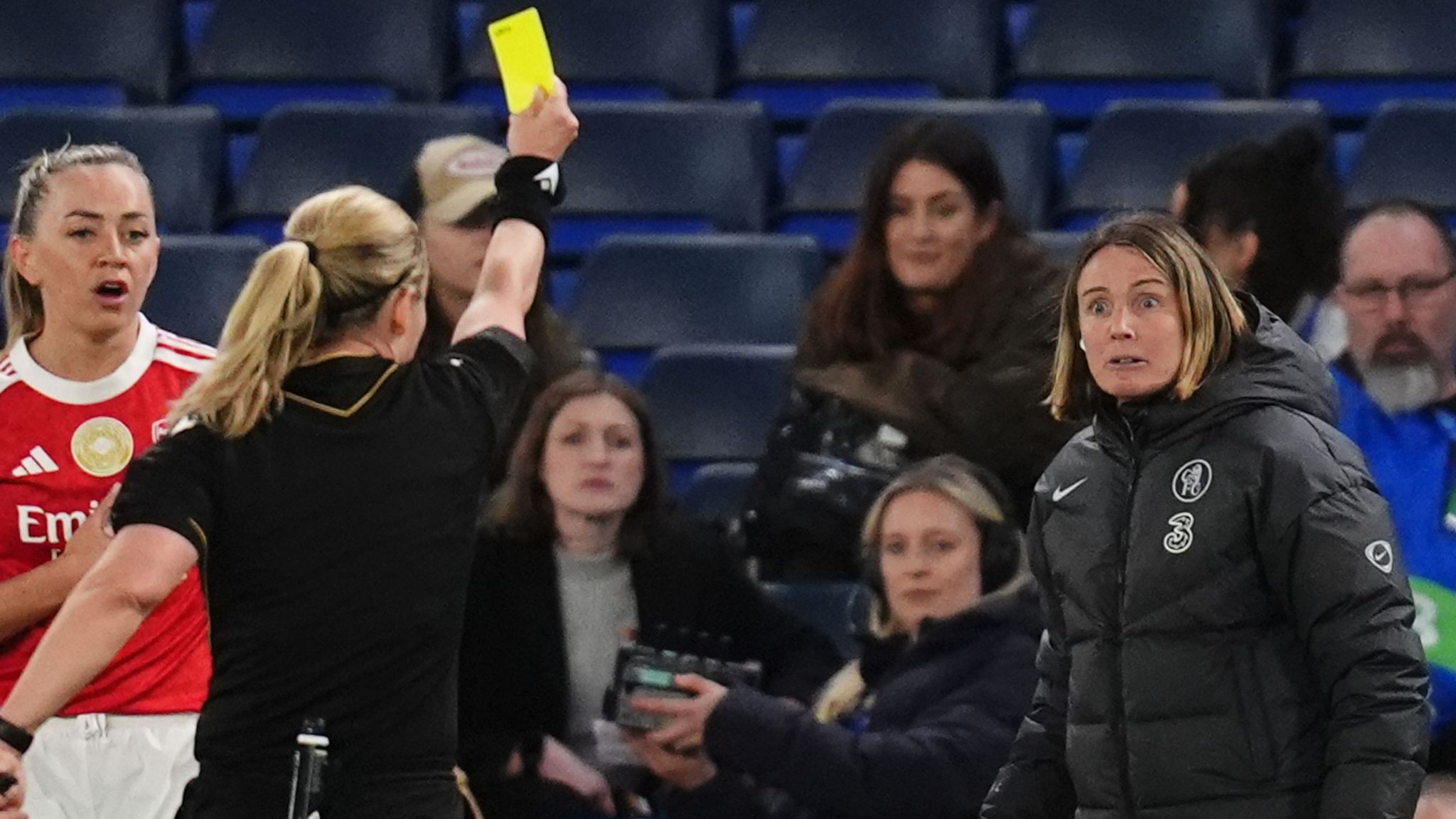 Champions League: UEFA backs officials after Chelsea's Sonia Bompastor criticism following exit to Arsenal