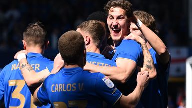 Phil Neumann of Birmingham City celebrates scoring his team's first goal