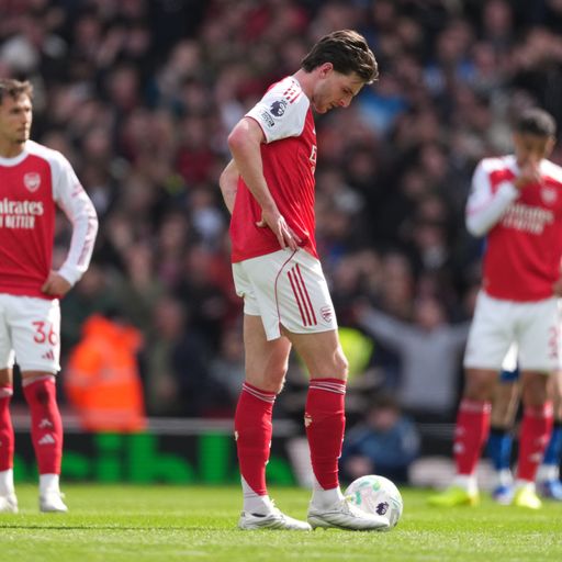 Two major problems for Arsenal as their PL title bid wobbles