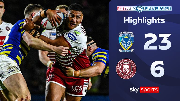 Warrington Wolves 23- 6 Wigan Warriors | Super League highlights