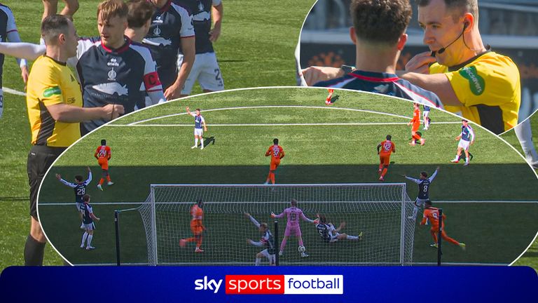 Rangers controversial goal