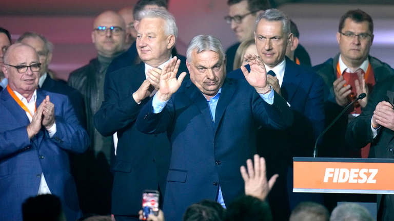 Hungarian Prime Minister Viktor Orbán concedes defeat after ‘painful’ election result. Pic Associated Press