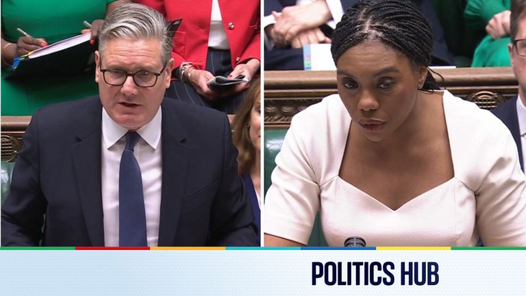 Keir Starmer and Kemi Badenoch