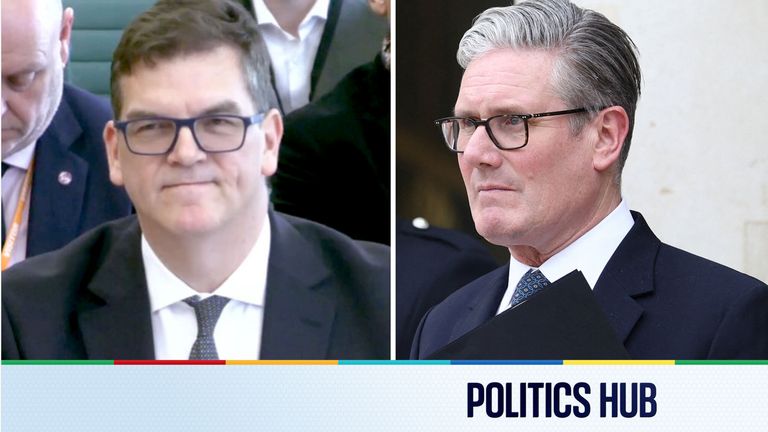 Olly Robbins and Keir Starmer