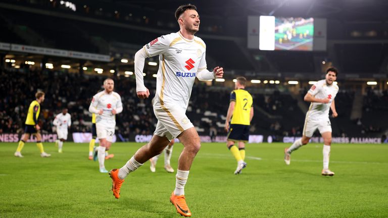 The 28-year-old has six goals and four assists in 27 League Two appearances