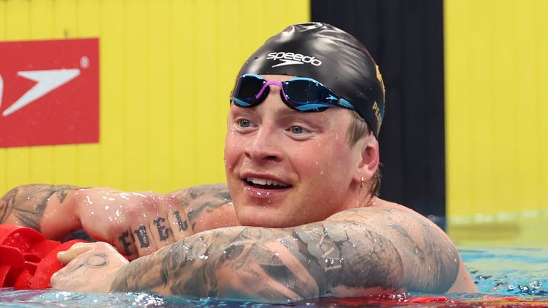 Adam Peaty won the 100 metres breaststroke at the Aquatic Great Britain Swimming Championships