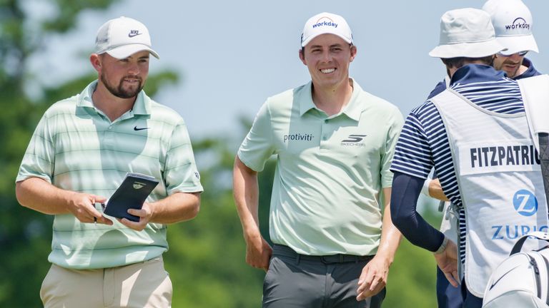Alex Fitzpatrick (left) will be in the field this week, while his brother Matt (right) will take a week off after back-to-back PGA Tour wins
