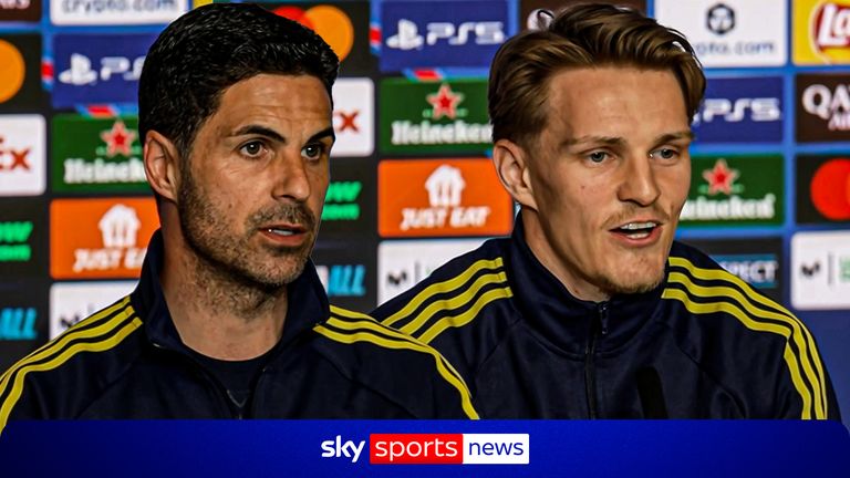 Atletico Madrid vs Arsenal: Martin Odegaad and Mikel Arteta ready to make 'statement' at Atletico