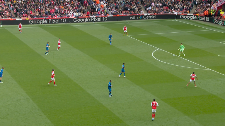 Bournemouth adopted a similar four-man press at the Emirates
